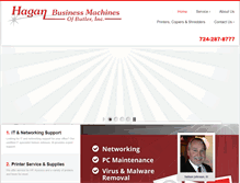 Tablet Screenshot of haganofbutler.com